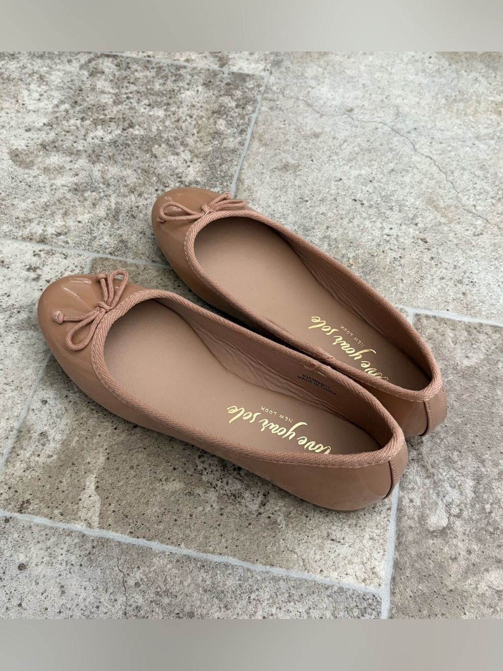 Brand new NEW LOOK Classic Ballet Flats in Nude -
